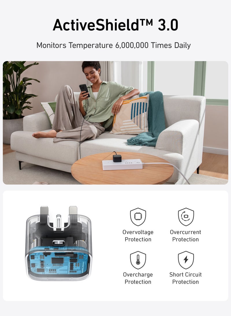 Anker Nano USB C Plug, 30W High-Speed USB C Charger with Foldable Plug, PIQ 3.0 and PPS Fast Charging, For iPhone 17/16 Series, Pixel, Galaxy, iPad, and More (Cable Not Included) - Image 4