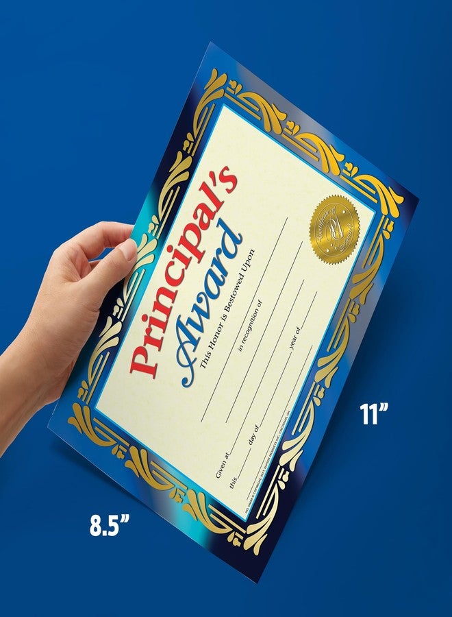 Hayes Flipside Products Hayes Principal's Award Certificate, Recognition, Award Student Achievement, Incentive, Full-Color Matte Finish, 8.5" x 11", 30 Pack - Image 4