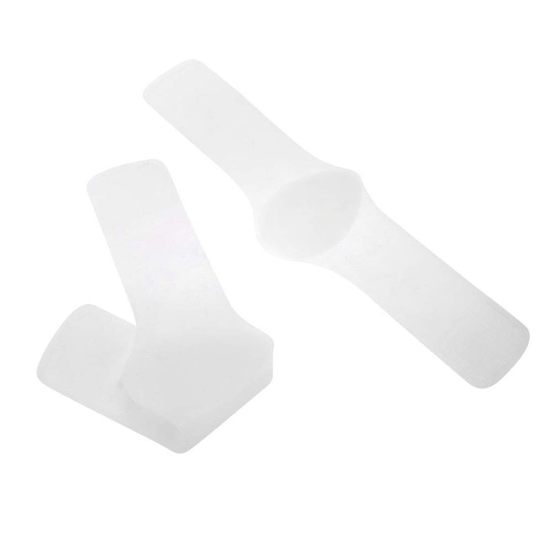 كلاراكو دعامة قوس القدم من السيليكون من كلاركو، دعامة قوس القدم من السيليكون، دعامة تقويم العظام للقدم، وسادة دعم قوس القدم، نعل داخلي للأحذية، وسادات لتخفيف الضغط، أكمام دعم قوس القدم لالتهاب اللفافة الأخمصية (أبيض) - Image 5