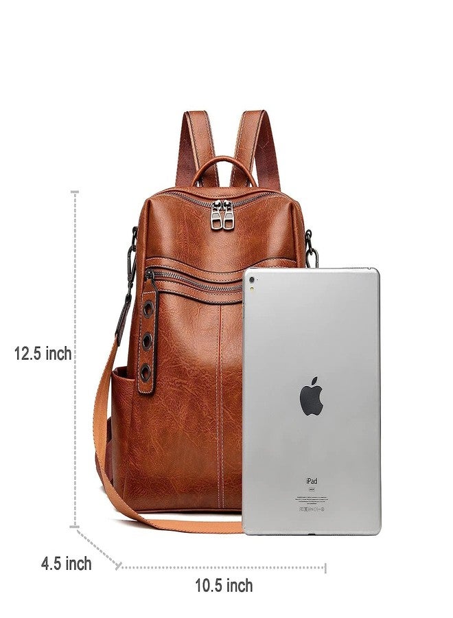 TrueArch Women's Fashion Backpack Casual Convertible Daypacks Satchel Handbags Multipurpose Bag (Tan) - Image 5