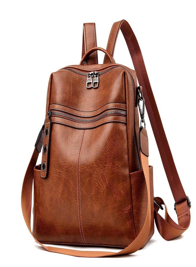 TrueArch Women's Fashion Backpack Casual Convertible Daypacks Satchel Handbags Multipurpose Bag (Tan) - Image 2