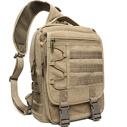NICGID Sling Bags Chest Shoulder Backpacks, 13.3'' Laptop Backpack Crossbody Messenger Bag Travel Outdoor Men Women - Image 1