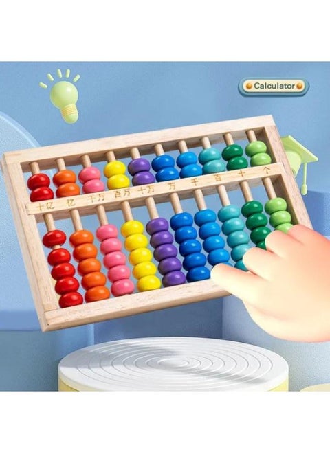 Wooden Educational Beads Counte - yossi mass 10 columns