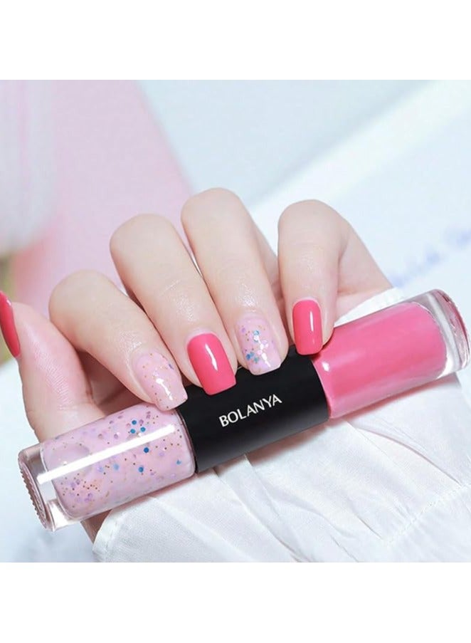 amazing.EGP Gel Nail Polish No Need to Apply, Beautiful Glossy Long Lasting Nail Art Manicure Set for Women and Girls (Classic Lover - C116 - 12ml) - Image 1