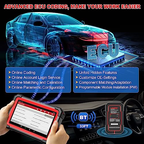 Launch X431 CRP919EBT 2025 Bidirectional Scan Tool, All-in-One Full System Diagnostic Scanner, 35+ Reset, ECU Coding, CANFD&DOIP, FCA AutoAuth, V.A.G Guide, 2Yrs Free Update, Upgraded of CRP919E - Image 3