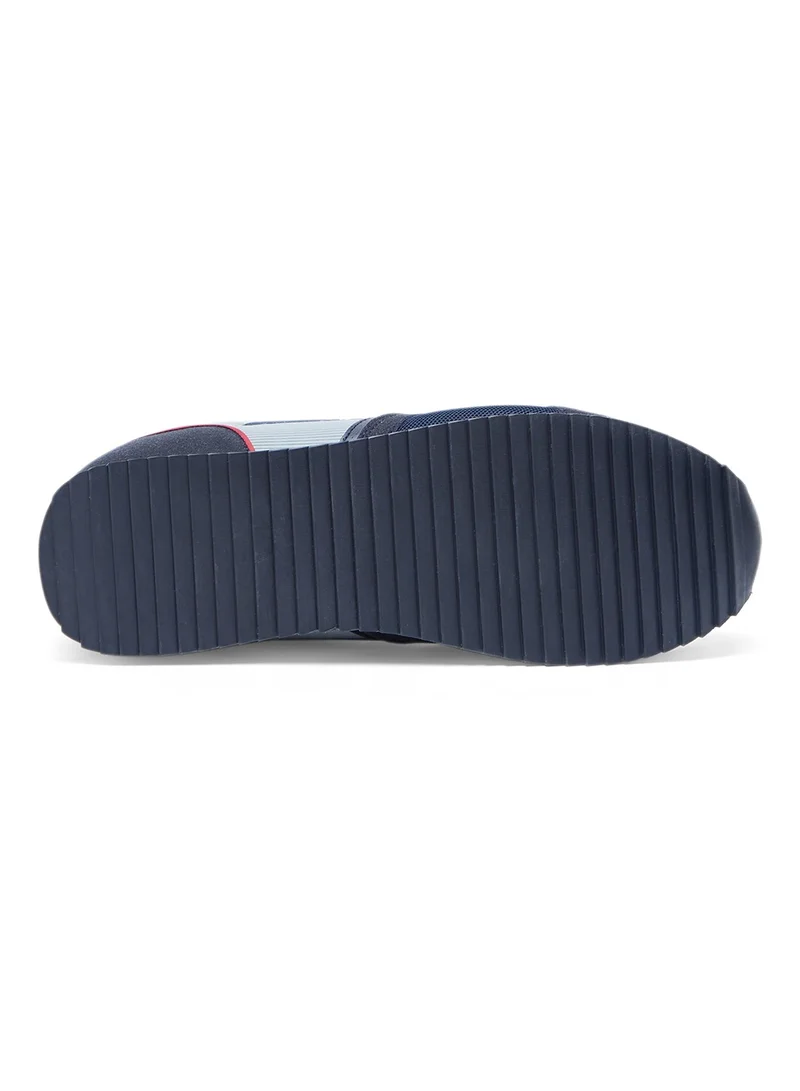U.S. Polo Assn. Men's Navy Low-Top Sneakers - Lightweight Timeless Lace-Up Style, Ideal for Casual Outings
