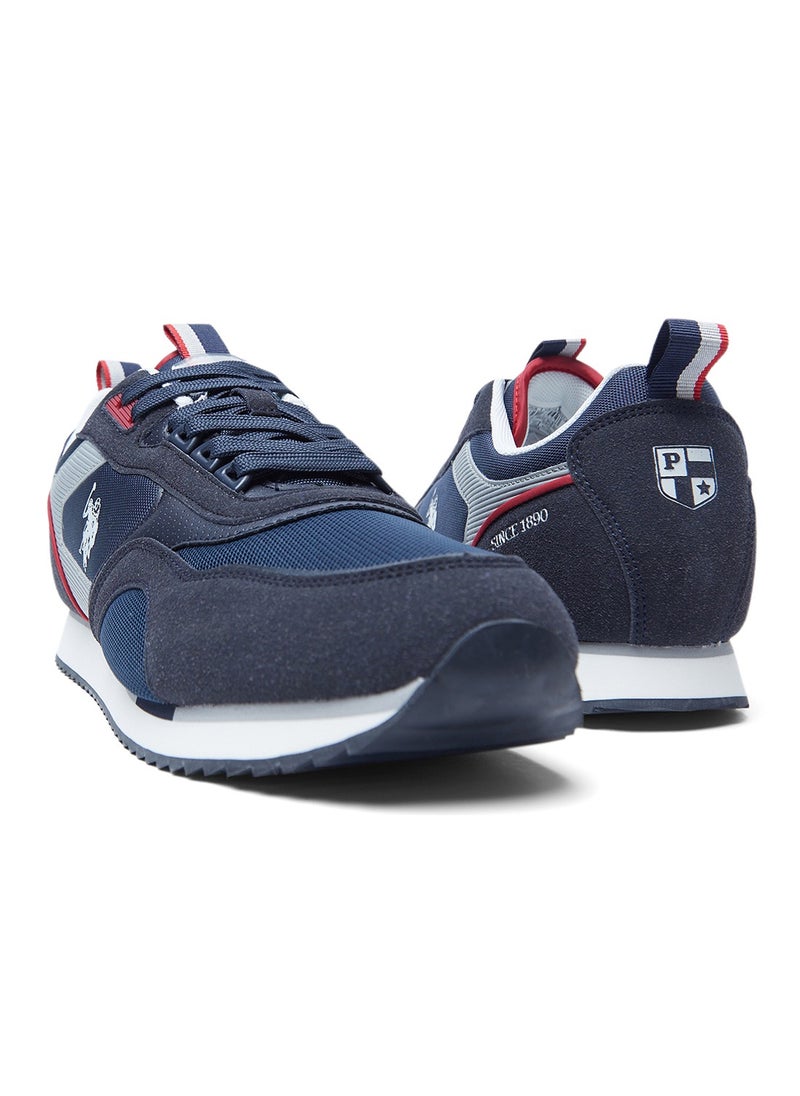 Men's Navy Low-Top Sneakers - Lightweight Timeless Lace-Up Style, Ideal for Casual Outings - pzsku/Z5762F49784DF8C6B96BFZ/45/_/1737637501/145478bb-6e7f-46da-a785-a176be69894e