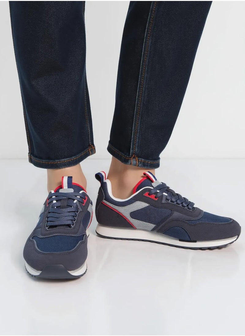 Men's Navy Low-Top Sneakers - Lightweight Timeless Lace-Up Style, Ideal for Casual Outings - pzsku/Z5762F49784DF8C6B96BFZ/45/_/1738840334/e7df4a9b-57c2-4ef0-bd1d-0d2f283478cb