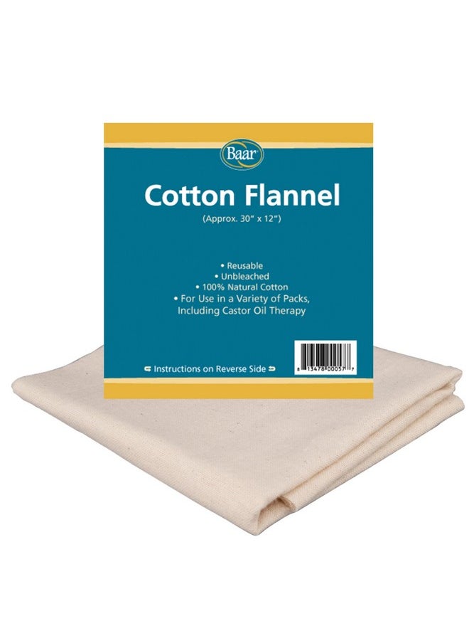 baar Cotton Flannel Castor Oil Pack  - Image 1