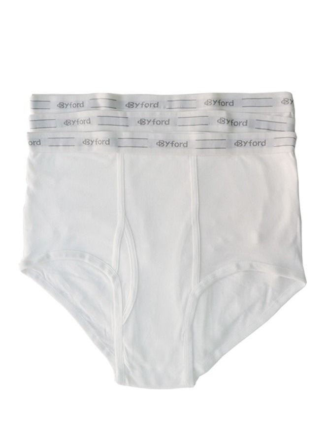 Byford - Mens Brief Cotton 3pc White - Image 1