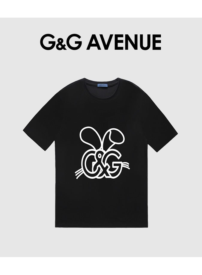 G&G AVENUE Men Happy Easter T Shirt Bunny Rabbit Graphic T-Shirt Funny Letter Printed Shirts Short Sleeve Tops - Image 1