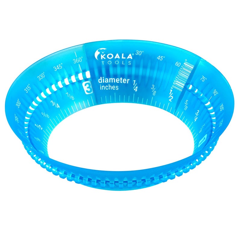 Koala Tools | Ring Ruler Combo Pack - Circle Stencil & Templates Tools | 1"- 3.5" & 3" - 6" Adjustable Diameter - Geometric Tool for Drawing Circles - Image 4