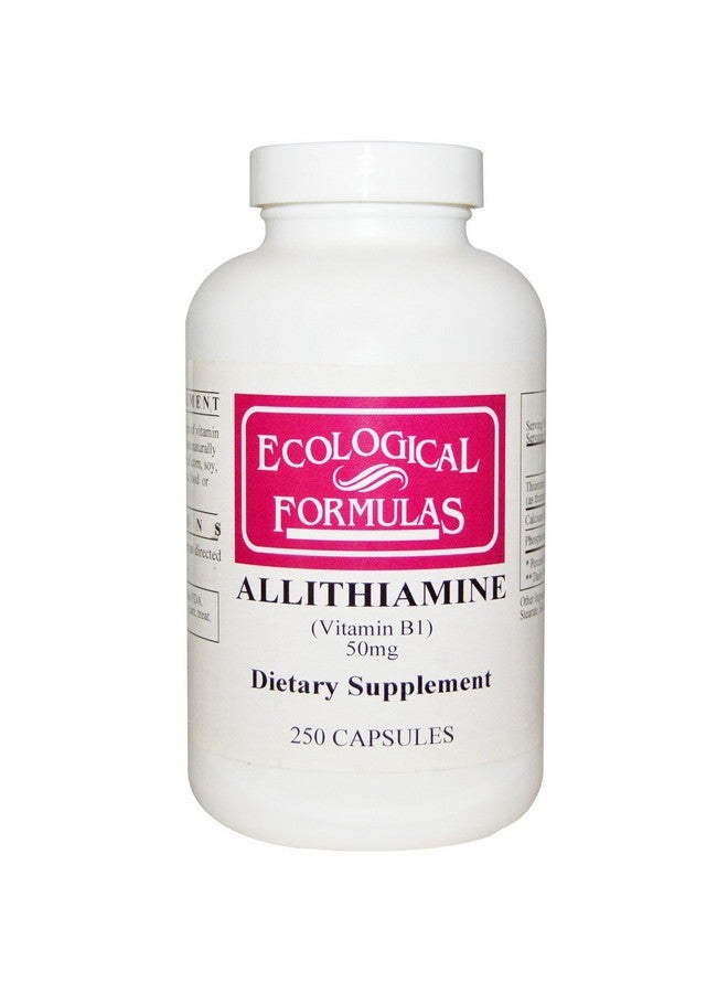 Ecological Formulas Allithiamine Vitamin B1, 50 mg, 250 Capsules