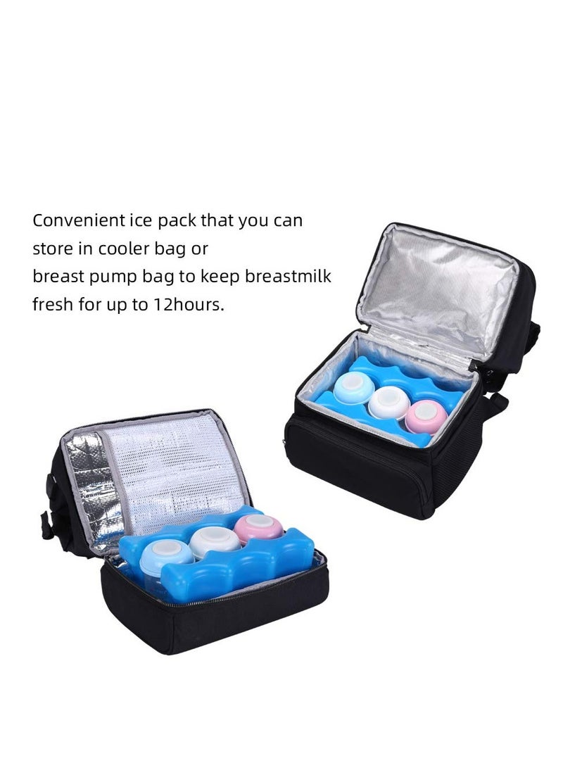 إسكدنيا 2 عبوة ثلج، مبردات زجاجات معزولة للأمهات المرضعات، متوافقة مع العلب والزجاجات وصناديق الغداء - Image 4