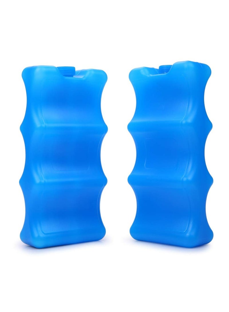 إسكدنيا 2 عبوة ثلج، مبردات زجاجات معزولة للأمهات المرضعات، متوافقة مع العلب والزجاجات وصناديق الغداء - Image 1