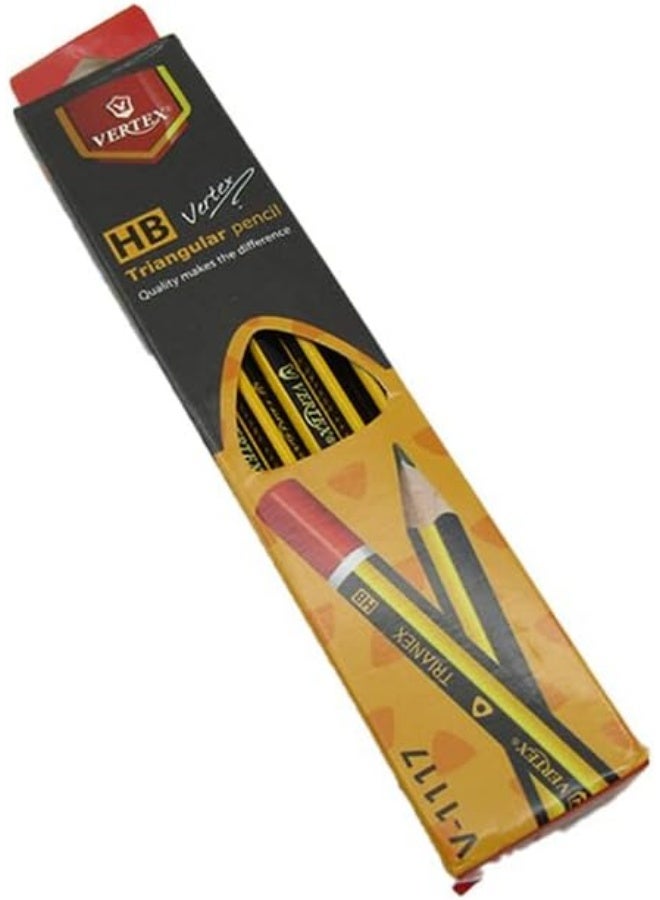 Vertex HP Pencil Box 10 pcs - Black