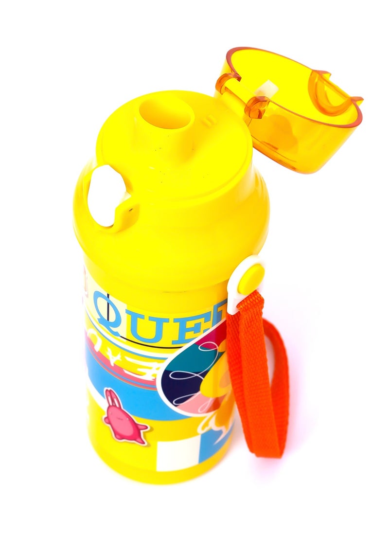 Eazy Kids Water Bottle 600Ml - Yellow  - Image 4