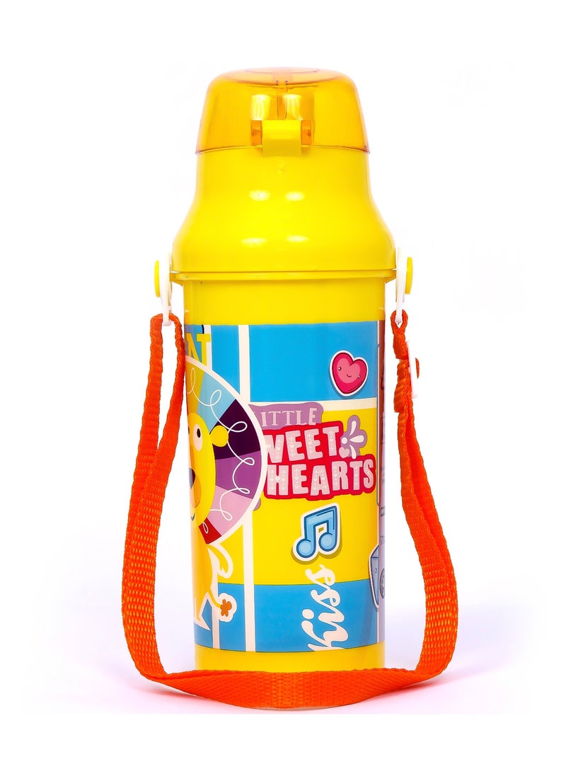 Eazy Kids Water Bottle 600Ml - Yellow  - Image 2