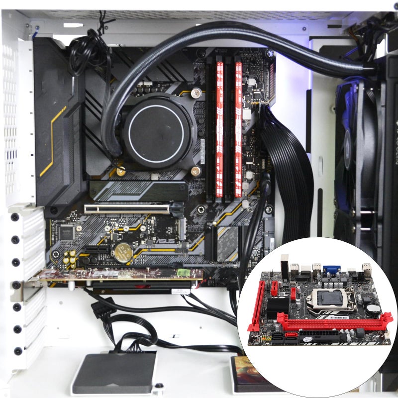 LGA 1155 Micro ATX Motherboard DDR3 Support For Intel I3 CPUs Desktop PC - Image 5