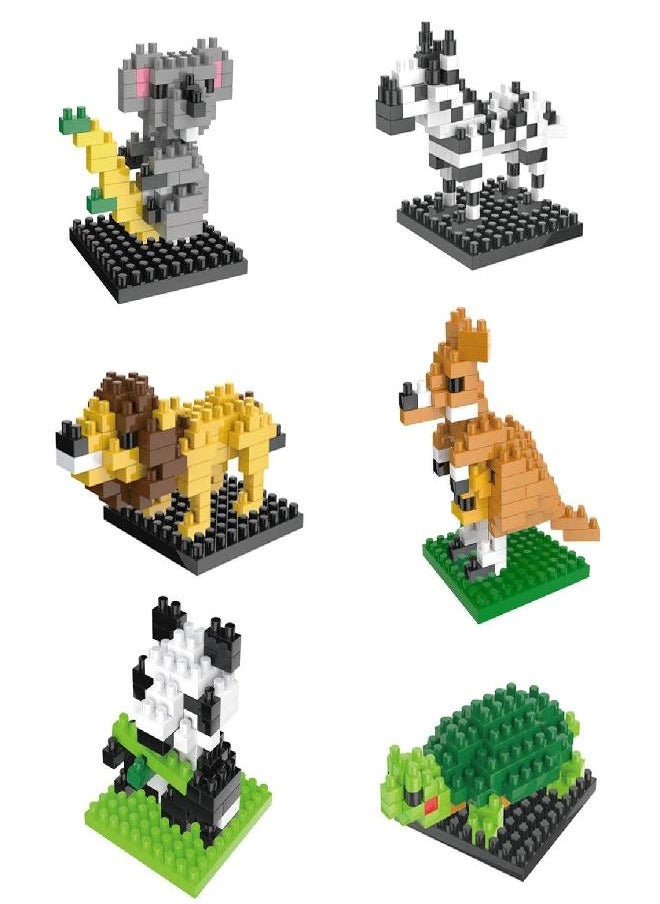 FUN LITTLE TOYS FUN LITTLE TOYS Party Favors for Kids, Mini Animals Building Blocks Sets for Goodie Bags, Prizes, Birthday Gifts, 12 Boxes  - Image 3