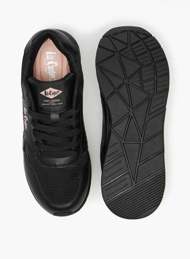 Lee Cooper Women's Panelled Low Ankle Lace-Up Sneakers