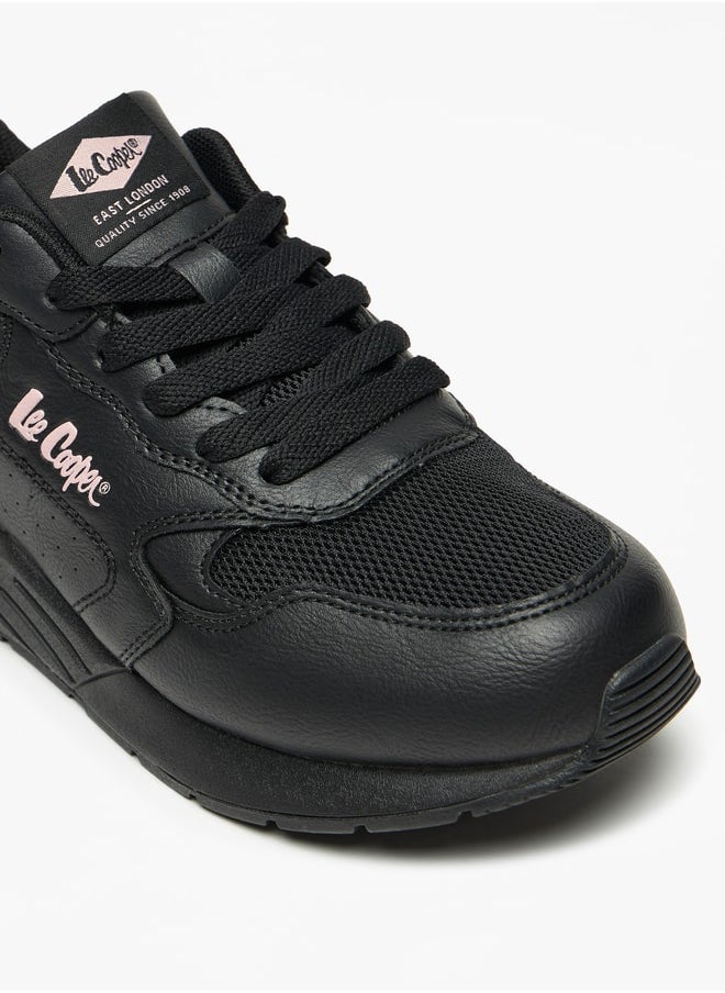 Lee Cooper Women's Panelled Low Ankle Lace-Up Sneakers  - Image 4