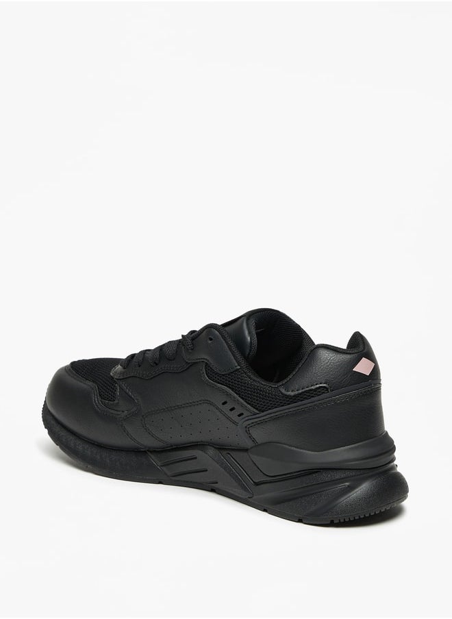 Lee Cooper Women's Panelled Low Ankle Lace-Up Sneakers  - Image 2