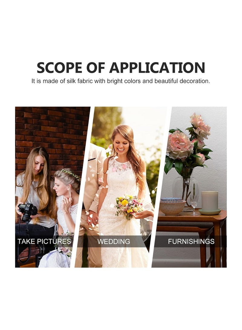 Huitich Eternal Blossoms: Artificial Mini Rose Flowers for Timeless Elegance White  - Image 5