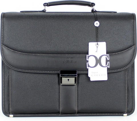 Leather Briefcase with Laptop Compartment 15.6" Inch