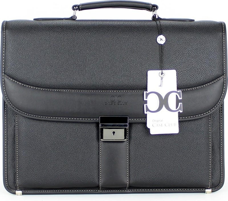 Leather Briefcase with Laptop Compartment 15.6" Inch