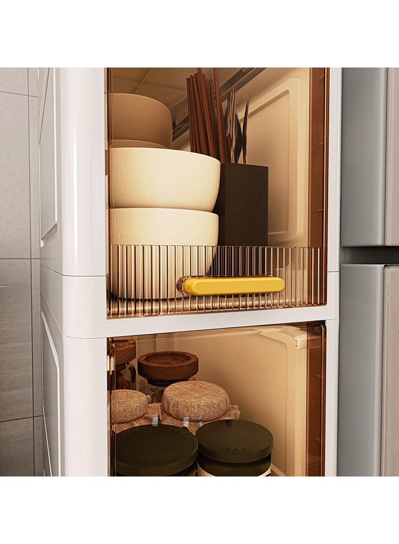 TWEGGON Narrow Rolling Shelf Sliding Vertical Storage Organizer for Kitchen Office Living and Study Rooms - Image 4