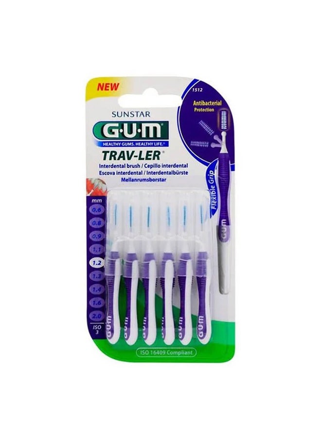 Gum Proxa Travel Interdental Brush 1.2M 
