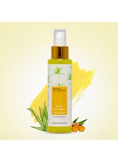 Pure Elements Aloe Turmeric Face Wash For Dry & Normal Skin With Turmeric 100 Ml - Sls & Paraben Free  - Image 3