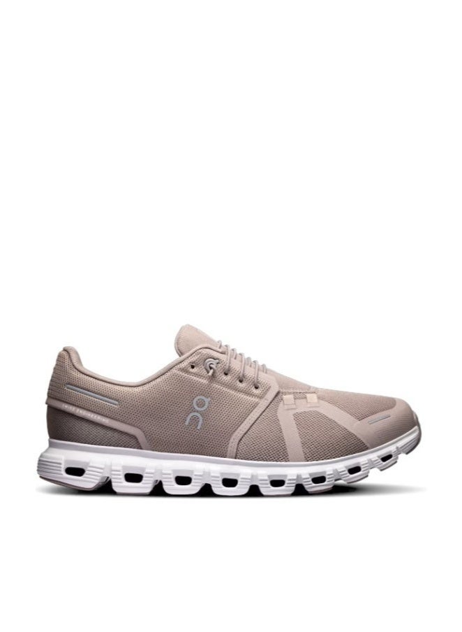 On Running Cloud 6 Unisex Running Shoes, Fog White - Image 2