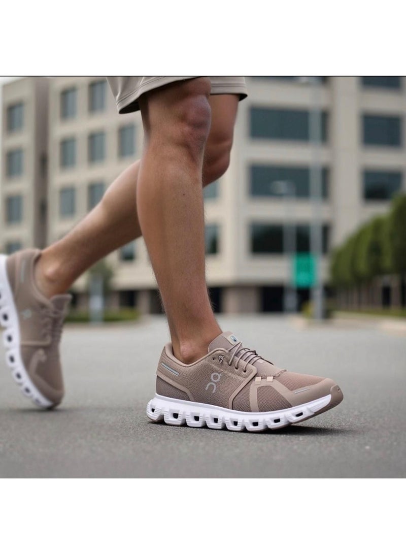On Running Cloud 6 Unisex Running Shoes, Fog White - Image 3