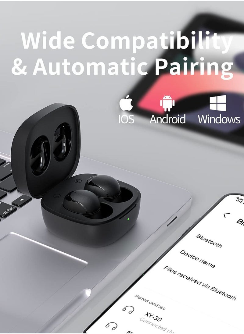 POWER LIFE - XY-30 True Wireless Earbuds,Wireless Earbuds Bluetooth TWS Headphones Earphone, IPX4 Waterproof Earphones Built-in ENC Noise Cancellation Mic for iPhone, Android, Pad, Sports, Workout - Image 1