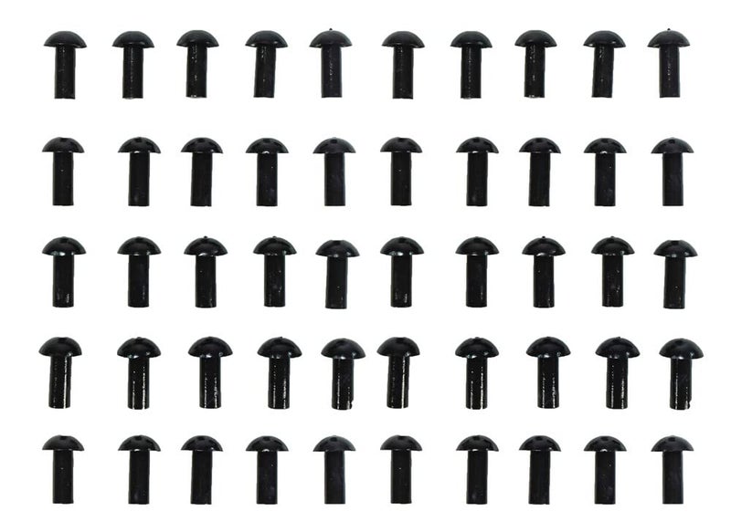 Stop Go 3075 Mushroom Plug Tire Repair for Punctures and Flats 34 Length x 516 Shaft Diameter 50 Pack Plugs Only