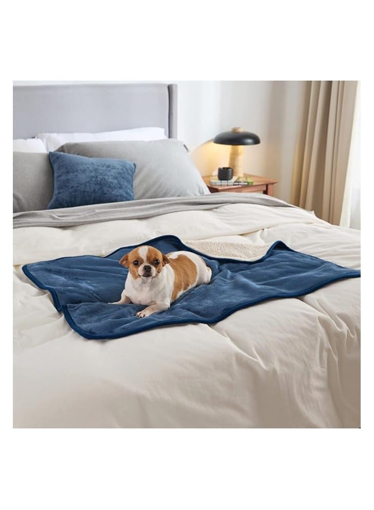 Moro Moro Reversible Waterproof Dog Blanket – Sherpa & Flannel, Ultra-Warm & Cozy  - Image 4