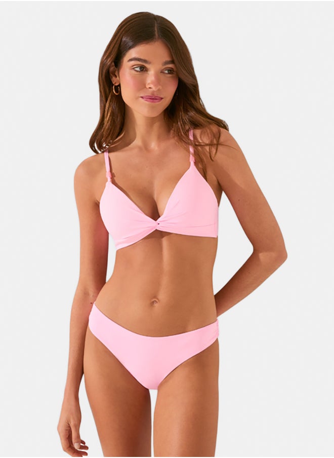 women'secret Classic Ruched Bikini Panty  - Image 1