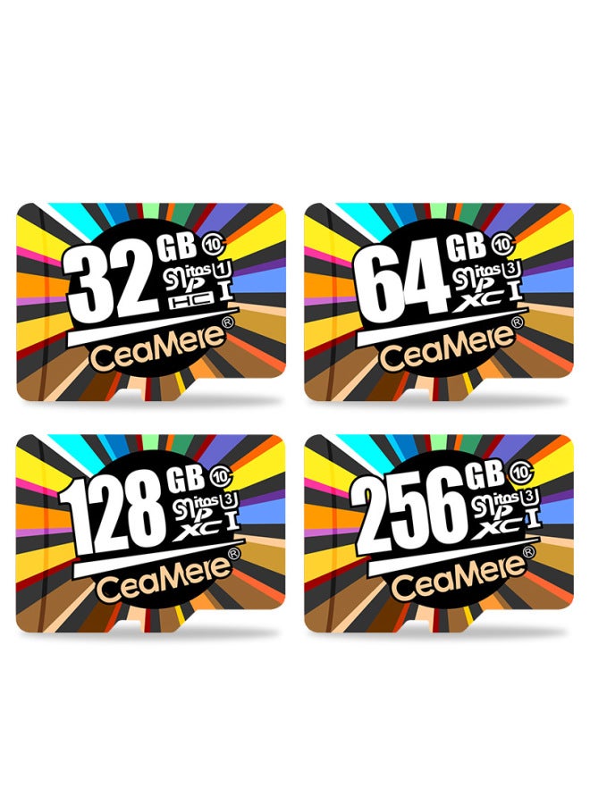 Colorful Dash Cam High Speed Card 16g 32g 64g 128gtf Storage Card Surveillance Memory Digital Computer Storage-Capacity:256GB - Image 3