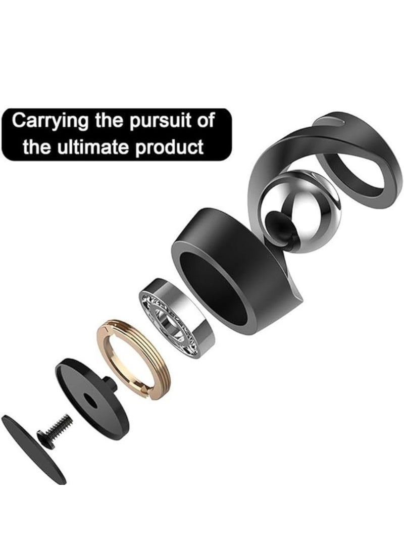 M MIAOYAN Anti-gravity kinetic energy desk toys, executive kinetic energy rotating desk toys, adult fidget spinners, suspended desk toys, visual illusion rotating desk decorations, decompression toys  - Image 5