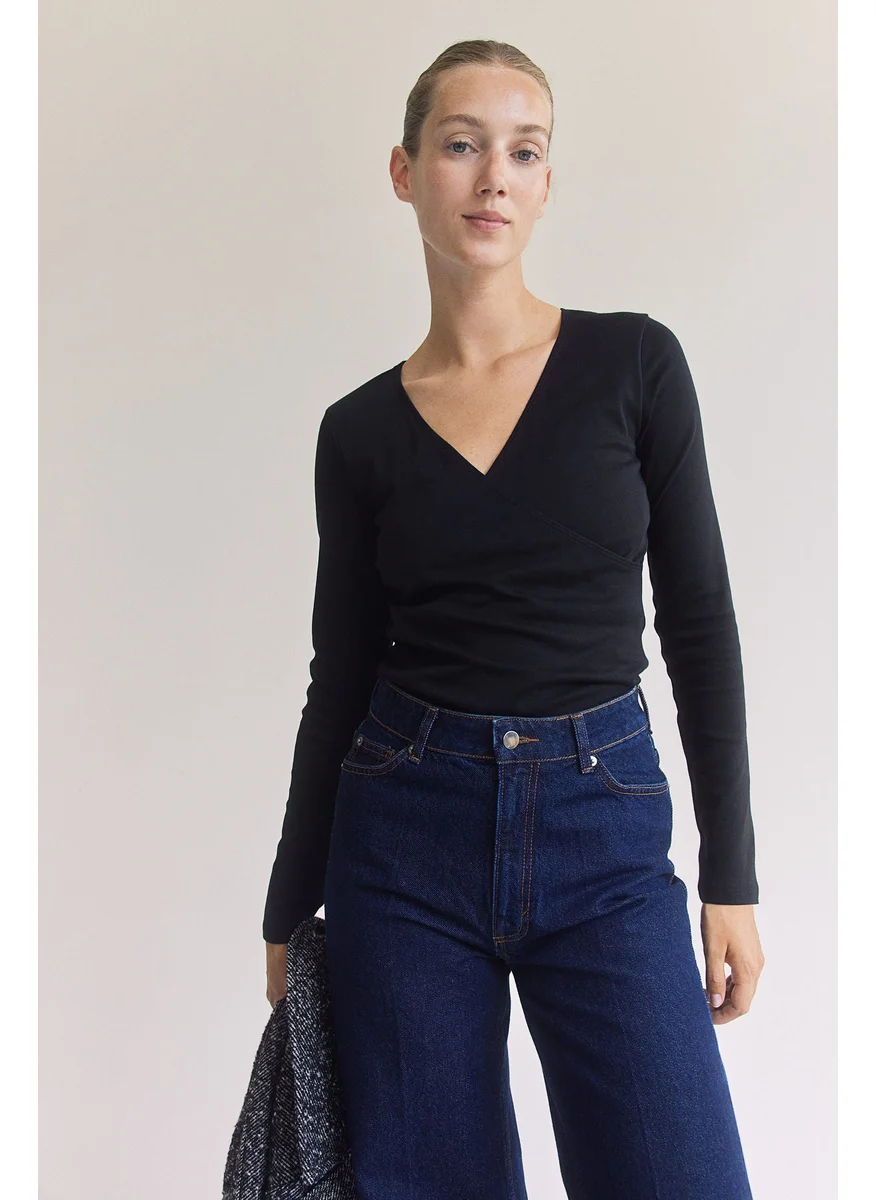 H&M Mama Ribbed Nursing Top