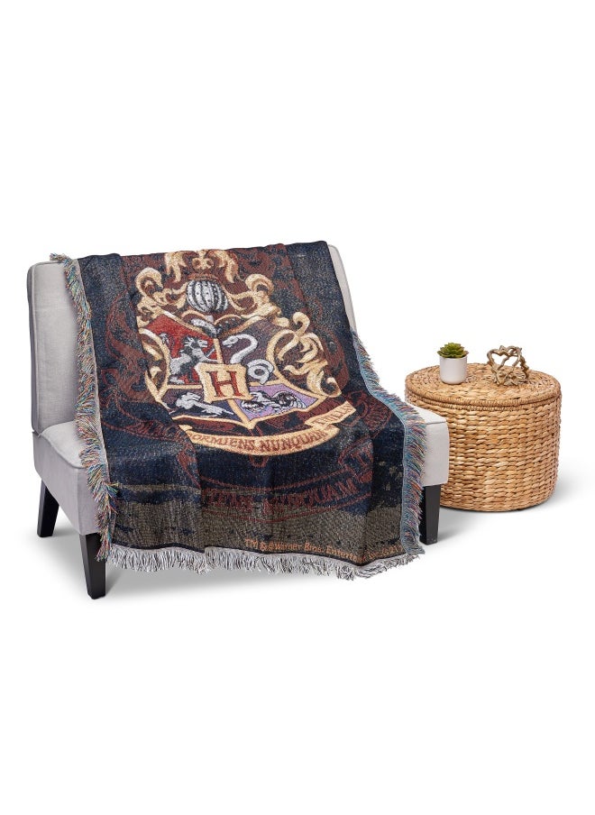 Harry Potter Woven Tapestry Throw Blanket 48 X 60 Inches Hogwarts D Cor