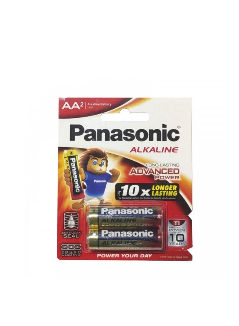Panasonic AA LR6 2pc Alkaline Battery - Image 2
