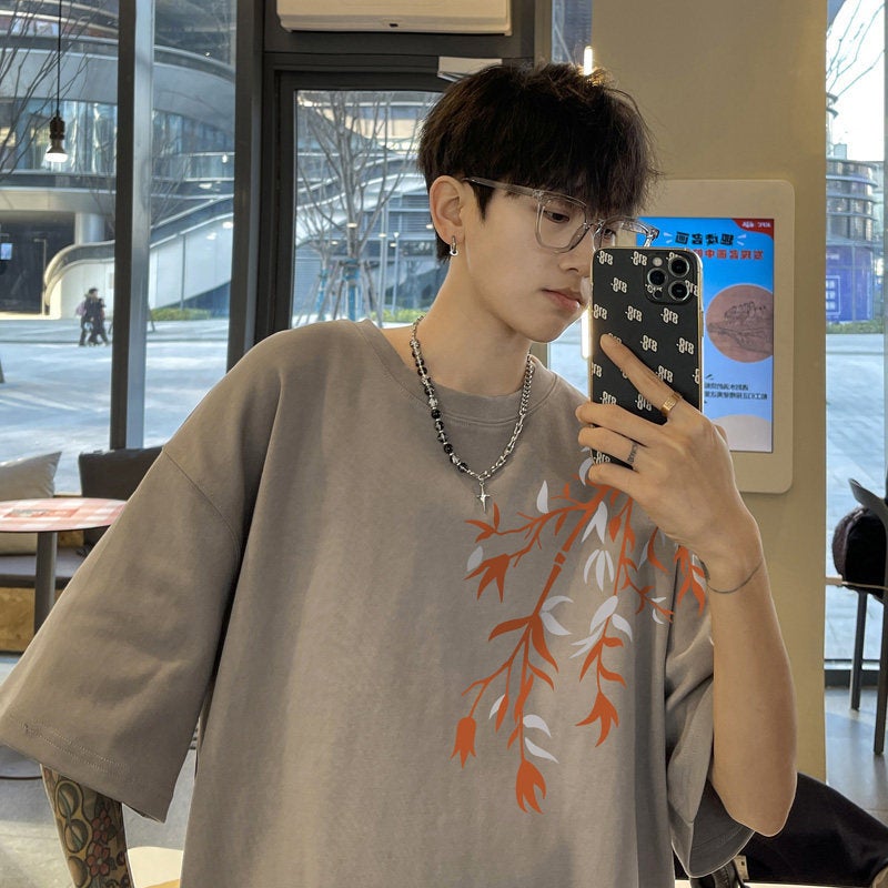 New Chinese Style National Style T-Shirt Men'S Short-Sleeved Summer All-Match Fashionable Brand Half-Sleeved Men'S Top - Image 5
