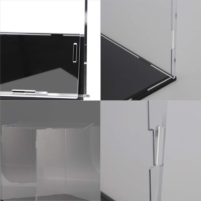 Evron Evron Display Case for Collectibles Assemble Clear Acrylic Box Alternative Glass Case for Display Action Figures Home Storage & Organizing Toys (10x10x10 inch; 25x25x25 cm)  - Image 4