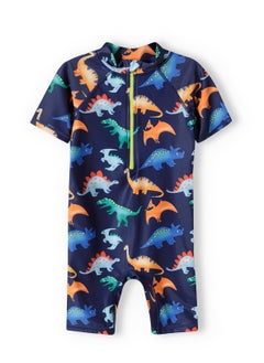 MINOTI Kids Boys  All In One Rash Suit And Hat Set  - Image 2