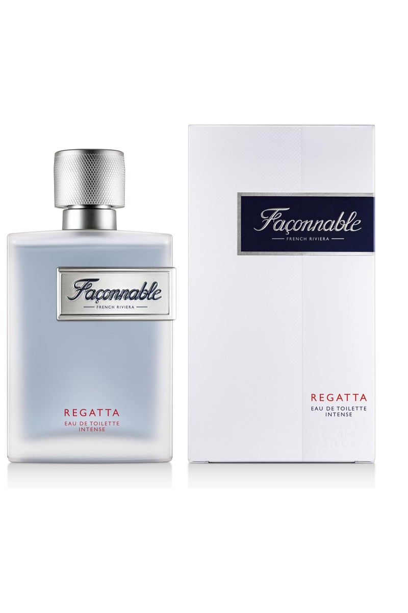 Faconnable Men's Regatta Intense EDT Spray – 3.0 oz