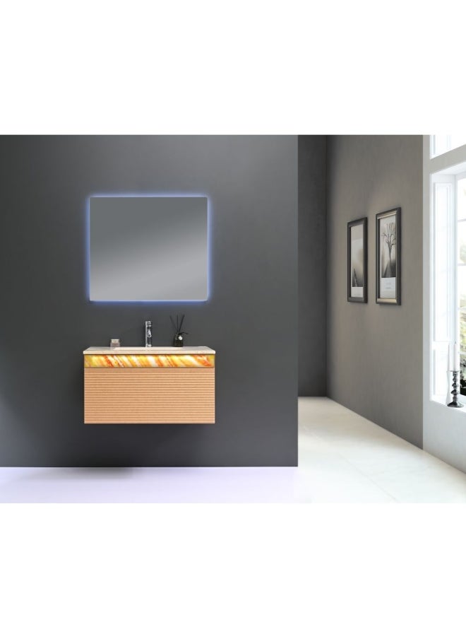 DANUBE HOME Milano Roan Vanity Model With Mirror 800Mm 