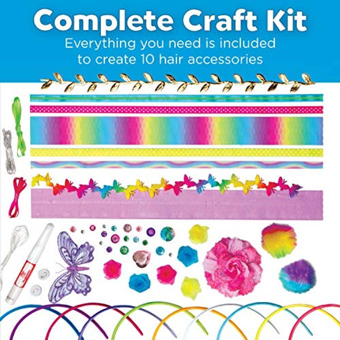 Creativity for Kids Fashion Headband Making Kit Makes 10 DIY Headbands, Arts and Craft Kits, Kids Activities, Birthday Gifts for Girls (Ages 5+) - Image 2
